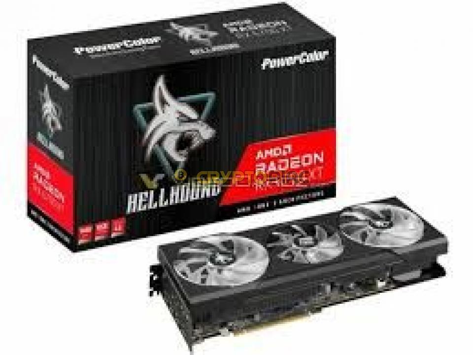 PowerColor Radeon Hellhound RX 6700XT 12GB GDDR6 - 14db - [netto 346.456 bruttó 440.000] - SZÁMLA + - 1/1