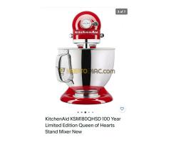 KitchenAid 100 Year Limited Edition Queen of Hearts 5qt Head Stand Mixer