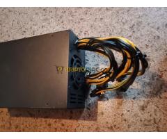 9x 6Gb GPU hasonló mint a GTX 1060 mining rig 1600w psu