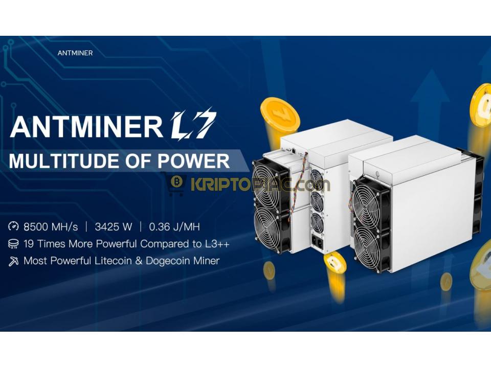 Bitmain Antminer L7 Litecoin, Dogecoin miner eladó 8800 MHS - 1/3