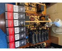 Eladó bányagépek 6600 kártyákkal Asus Asrock Powercolor Saphire