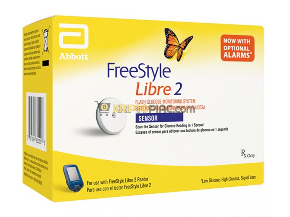 FreeStyles Libre 2 Sensor with Reader Starter Kit New - 1/4
