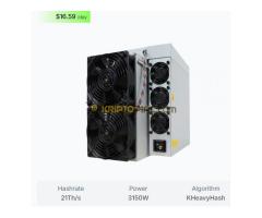 Bitmain Antminer KS5 Pro 21Th 3150W KHeavyHash Antminer - Kép 1/3