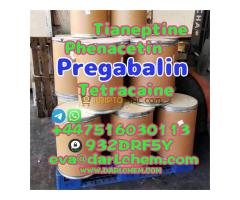 pregabalin Phenacetin Tetracaine raw Powder 148553-50-8 Factory Direct