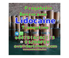 Lidocaine Tianeptine pregabalin raw Powder 137-58-6 Factory Direct