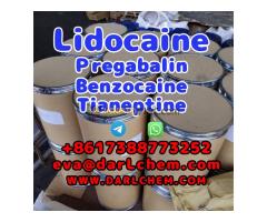 Lidocaine Tianeptine pregabalin raw Powder