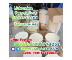 Lidocaine Benzocaine Procaine raw Powder Top Quality
